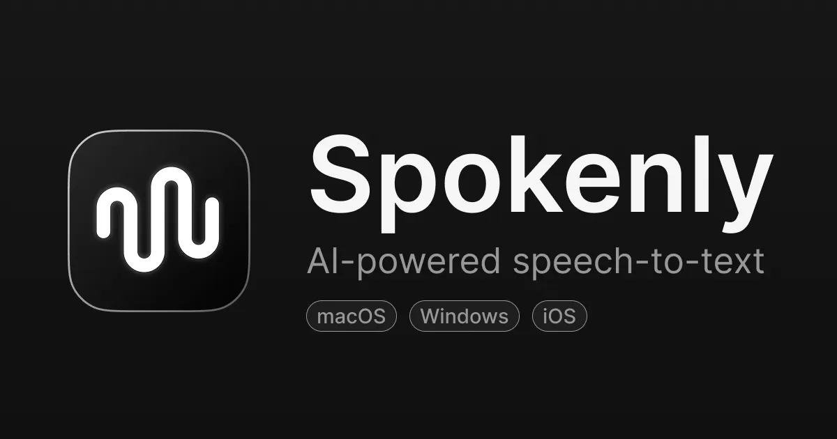 Spokenly application preview
