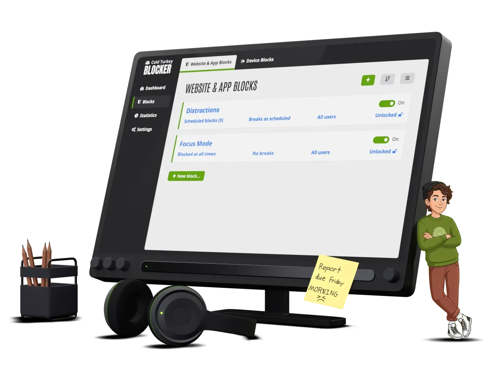 Cold Turkey Blocker application preview