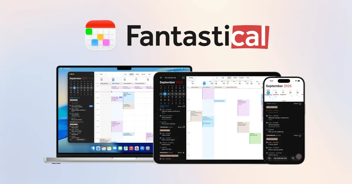 Fantastical application preview