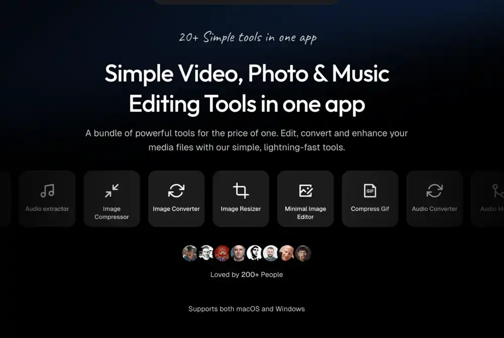 Pimosa application preview