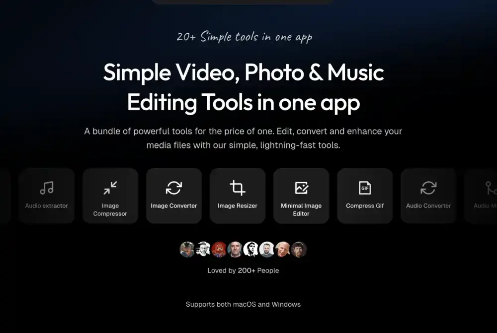 Pimosa application preview