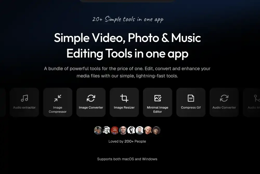 Pimosa application preview