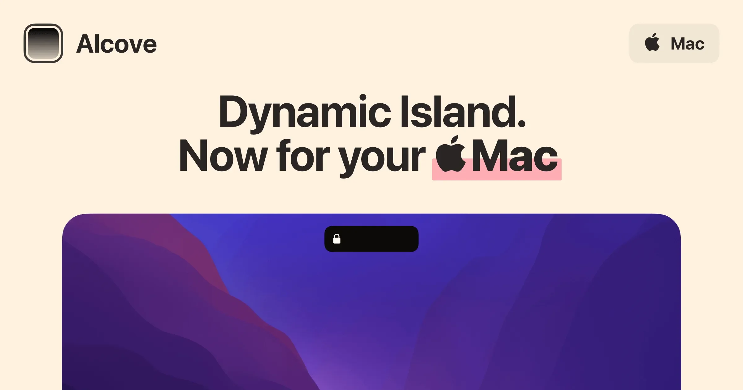 Alcove application preview
