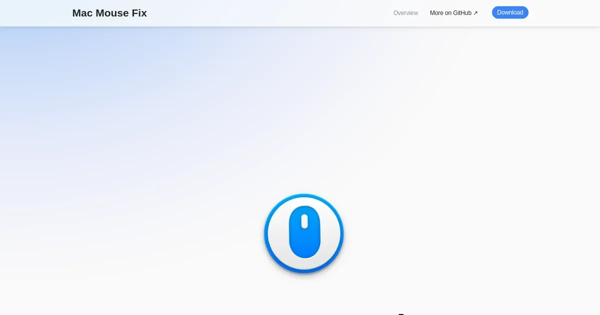 Mac Mouse Fix application preview