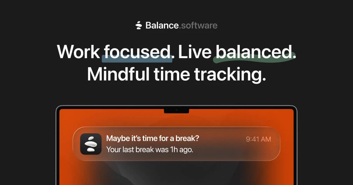Balance application preview