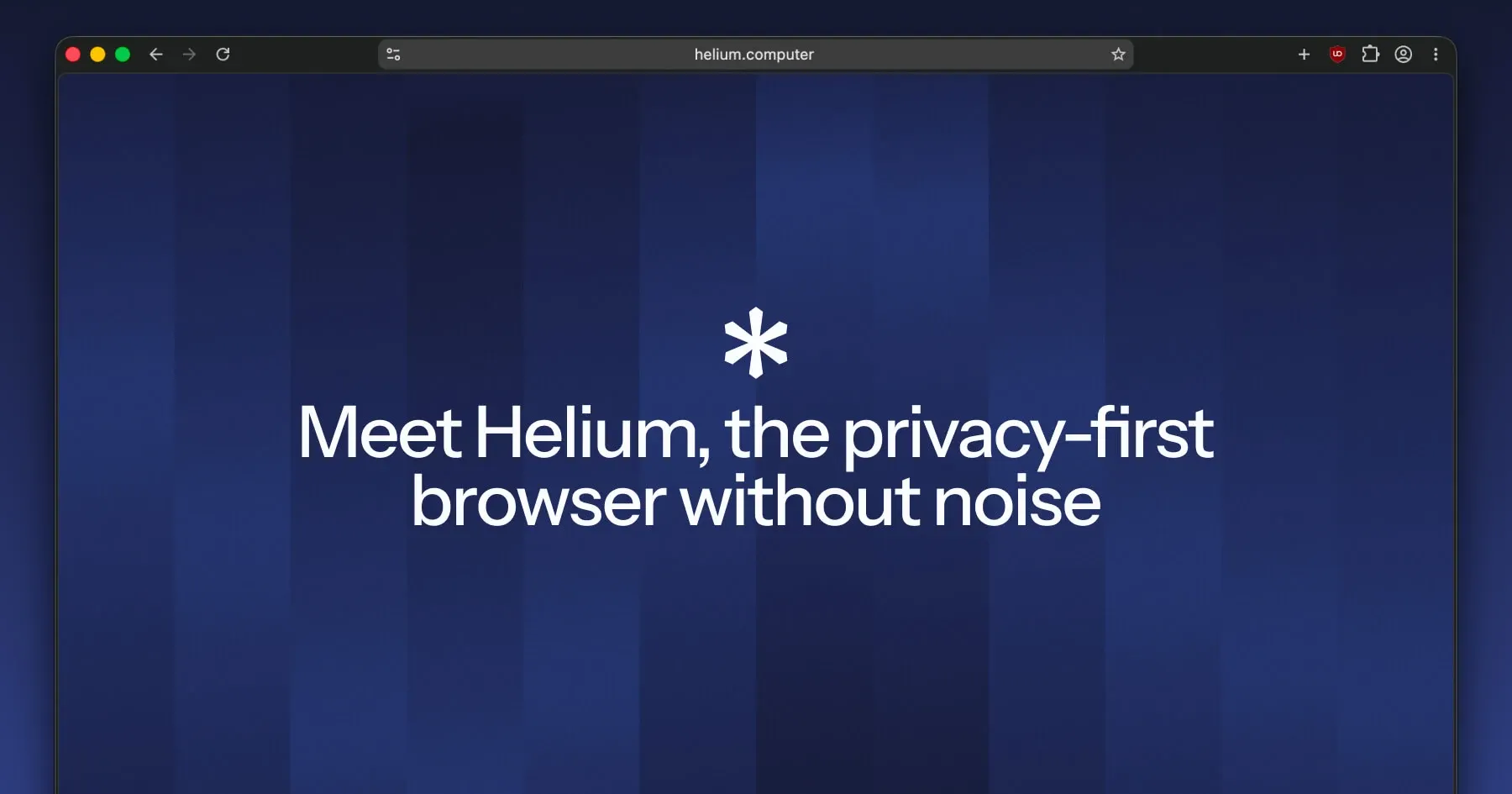Helium application preview