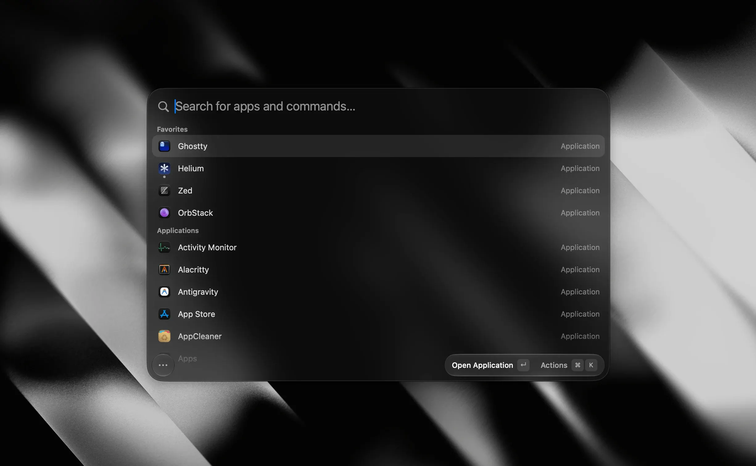 Tinycast launcher, clipboard, calculator, and settings interfaces