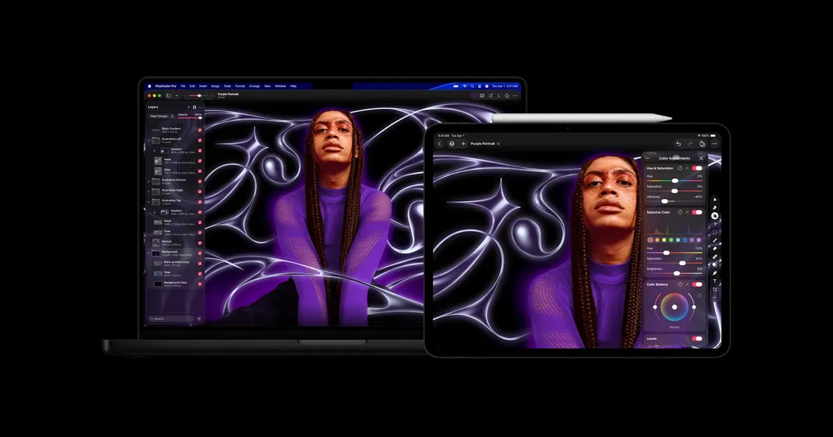 Pixelmator Pro image editing preview